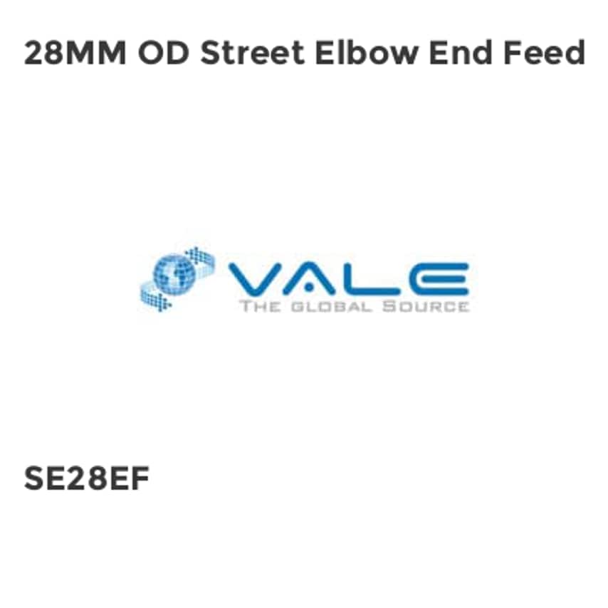 28MM OD Street Elbow End Feed