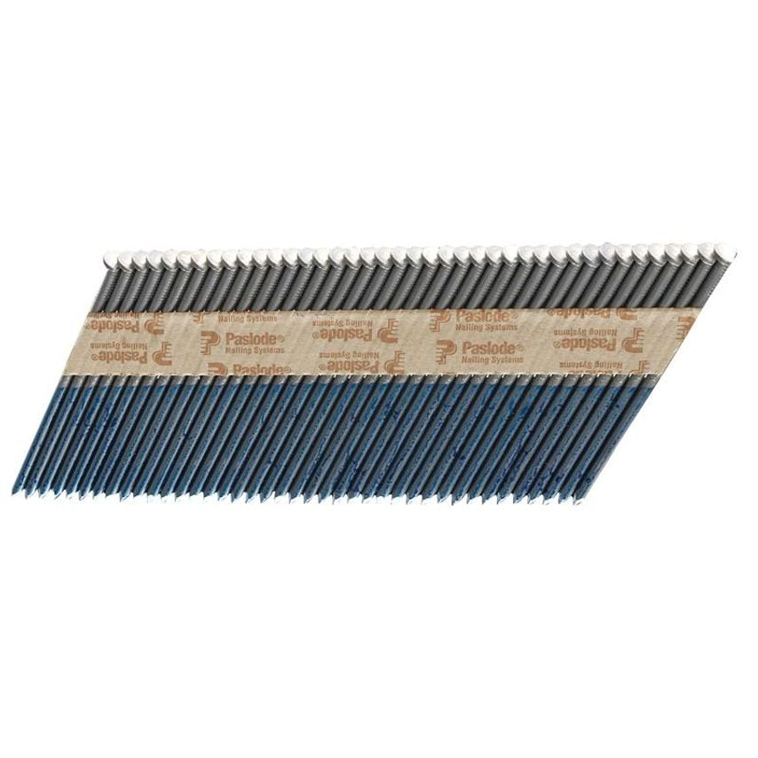 2.8 x 51mm 350 Ring Nails Bright Finish Box of 3300 + 3 Fuel Cells PAS141202