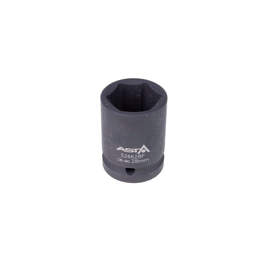 28mm 3/4" Drive Short Impact Socket 6 Point (6PT) Heavy Duty 53mm Length
