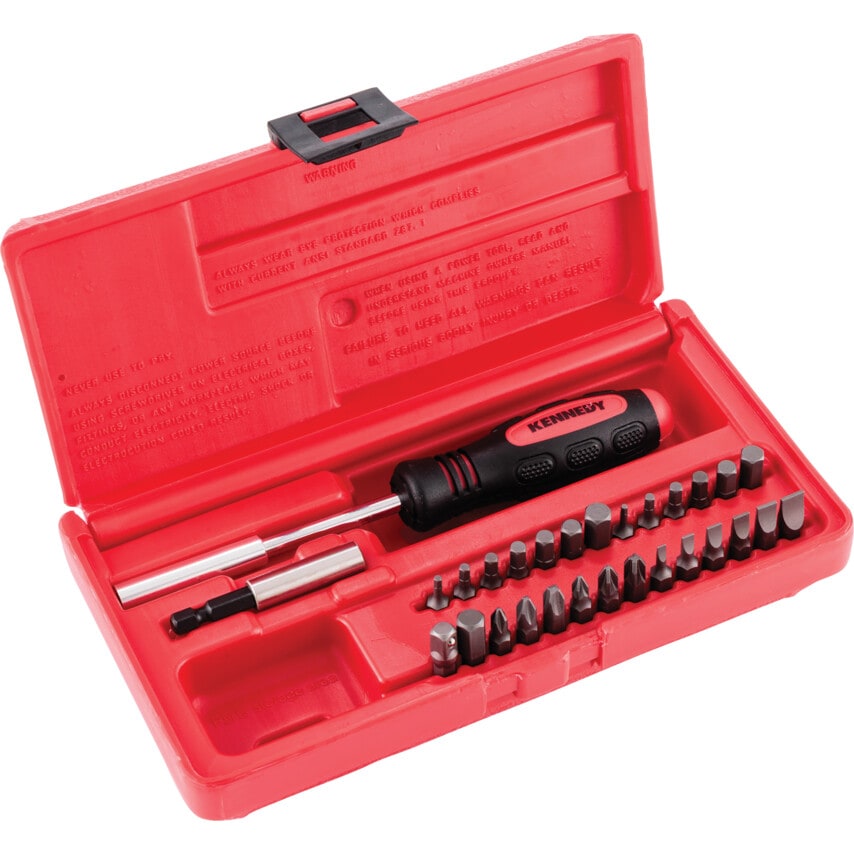 29-Piece Engineers Screwdriver Bit Set