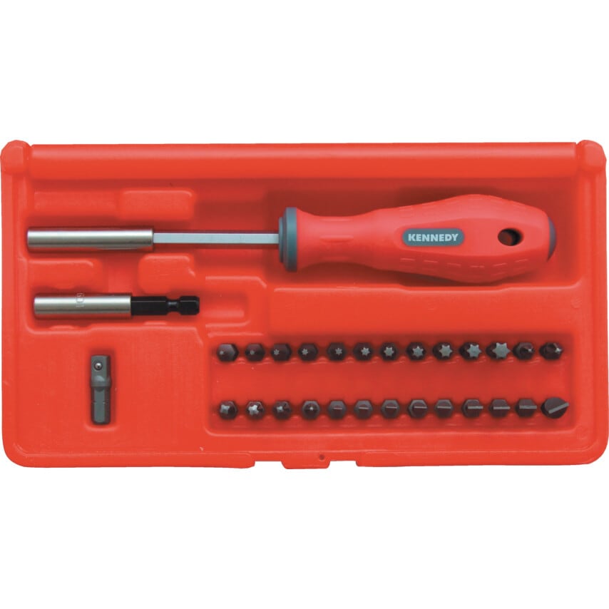 29-Piece Mechanics Screwdriver Bit Set