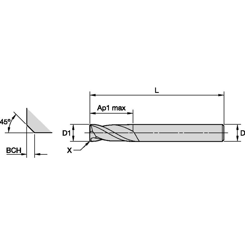 2CH0500DD010A GP SCEM 2FL 5X5X10X50