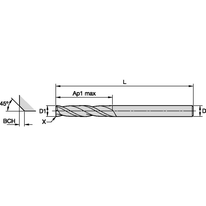 2CH2000MX075A GP SCEM 2FL 20X20X75X150