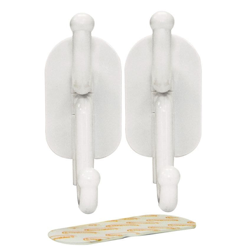 2-Piece Removable Adhesive Hooks