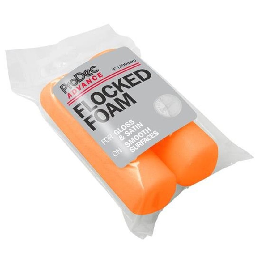 2Pk 4" Flocked Foam Mini Roller Sleeves