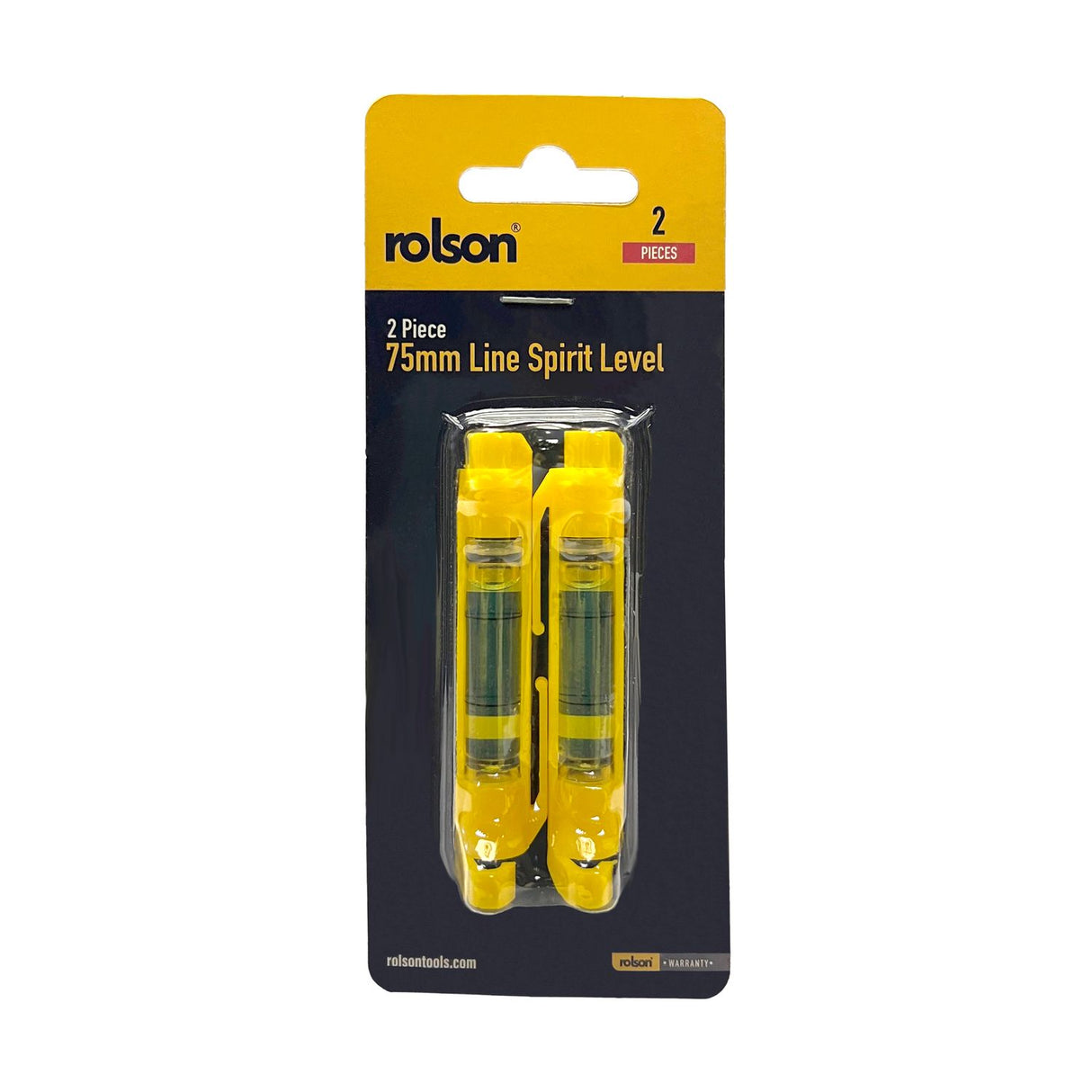 2 Piece 75mm Line Spirit Level