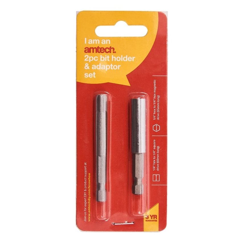 2 Piece Bit Holder and Adapter Set