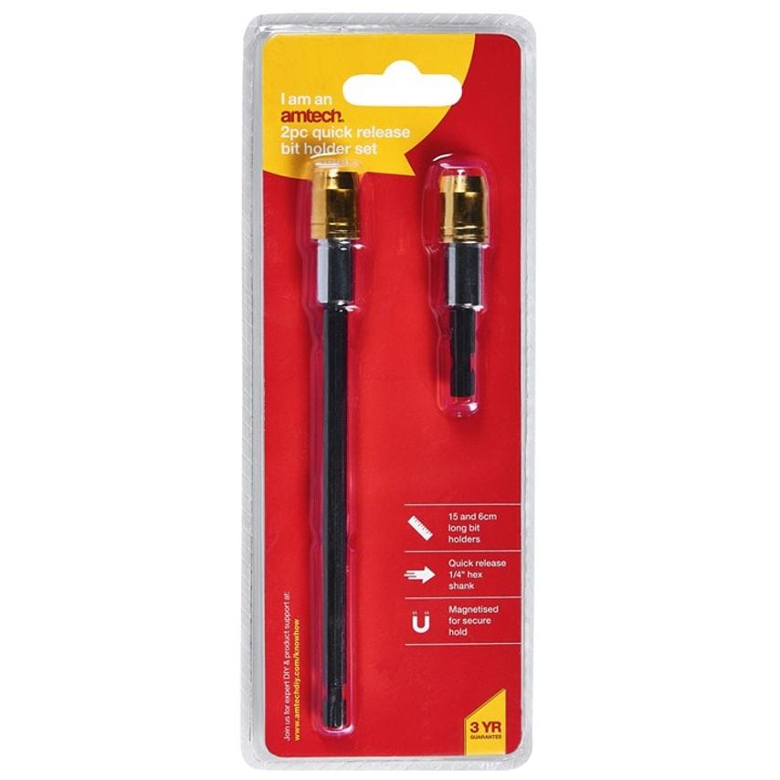 2 Piece Quick Release Bit Holder Set