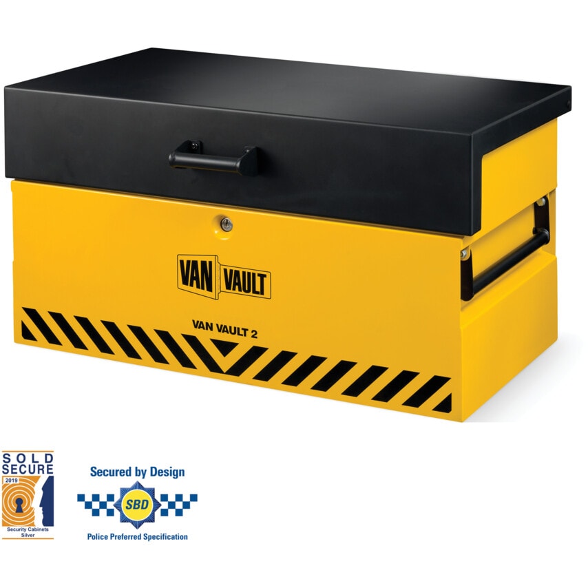 2 Secure Tool Storage Box 48kg 930 x 530 x 500mm