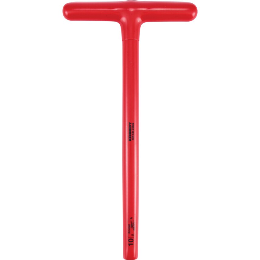300 x 10mm Insulated T-Socket Wrench 1000 V - DIN 7440