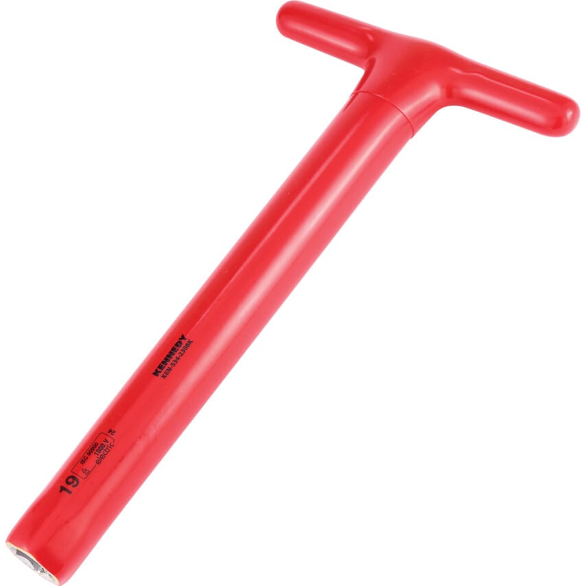 300 x 19mm Insulated T-Socket Wrench 1000 V - DIN 7440