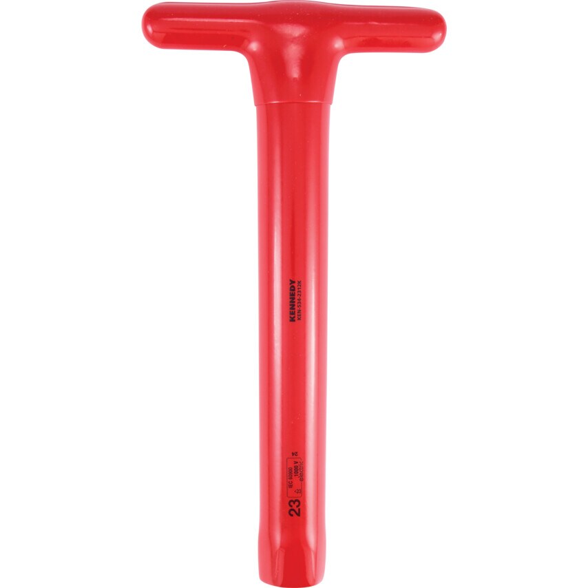 300 x 23mm Insulated T-Socket Wrench 1000 V - DIN 7440