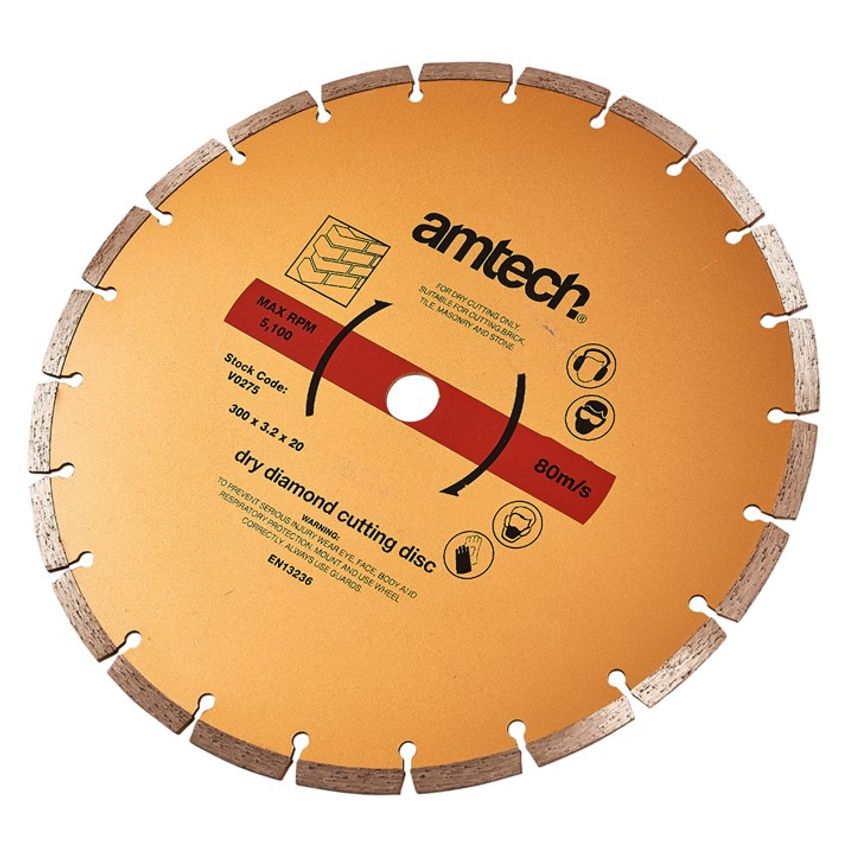 300mm (12") Segmented Diamond Cutting Disc