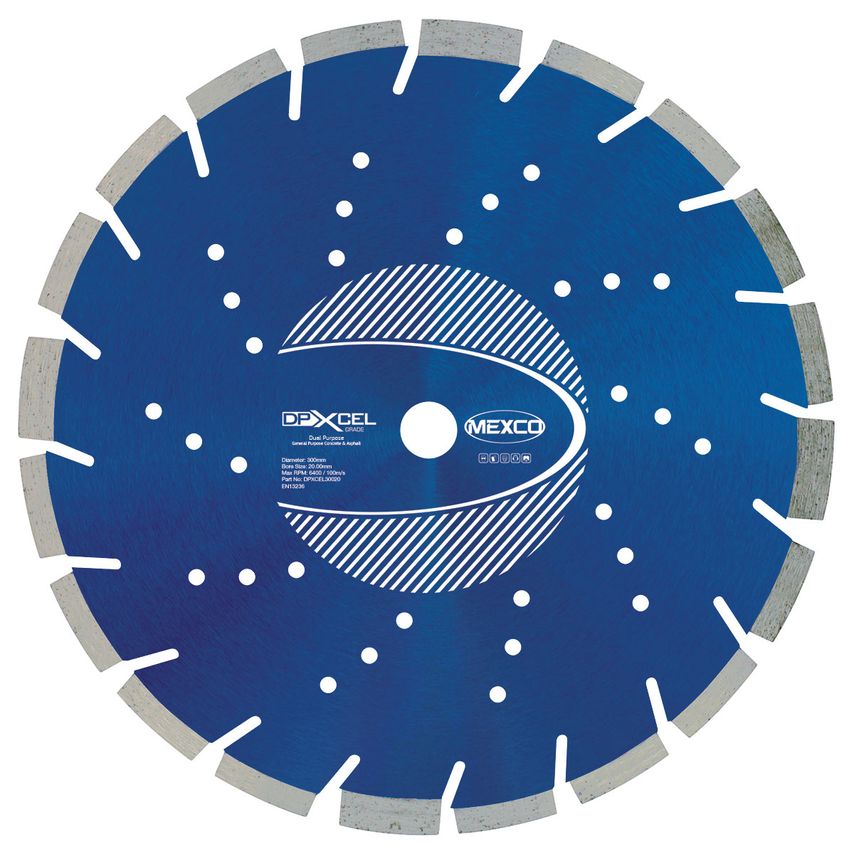 300mm DPXCEL Concrete & Asphalt Diamond Blade