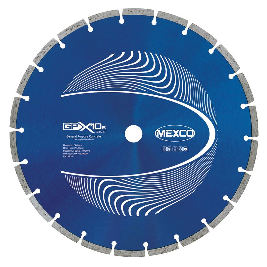 300mm GPX10-8 Universal Concrete Diamond Blade