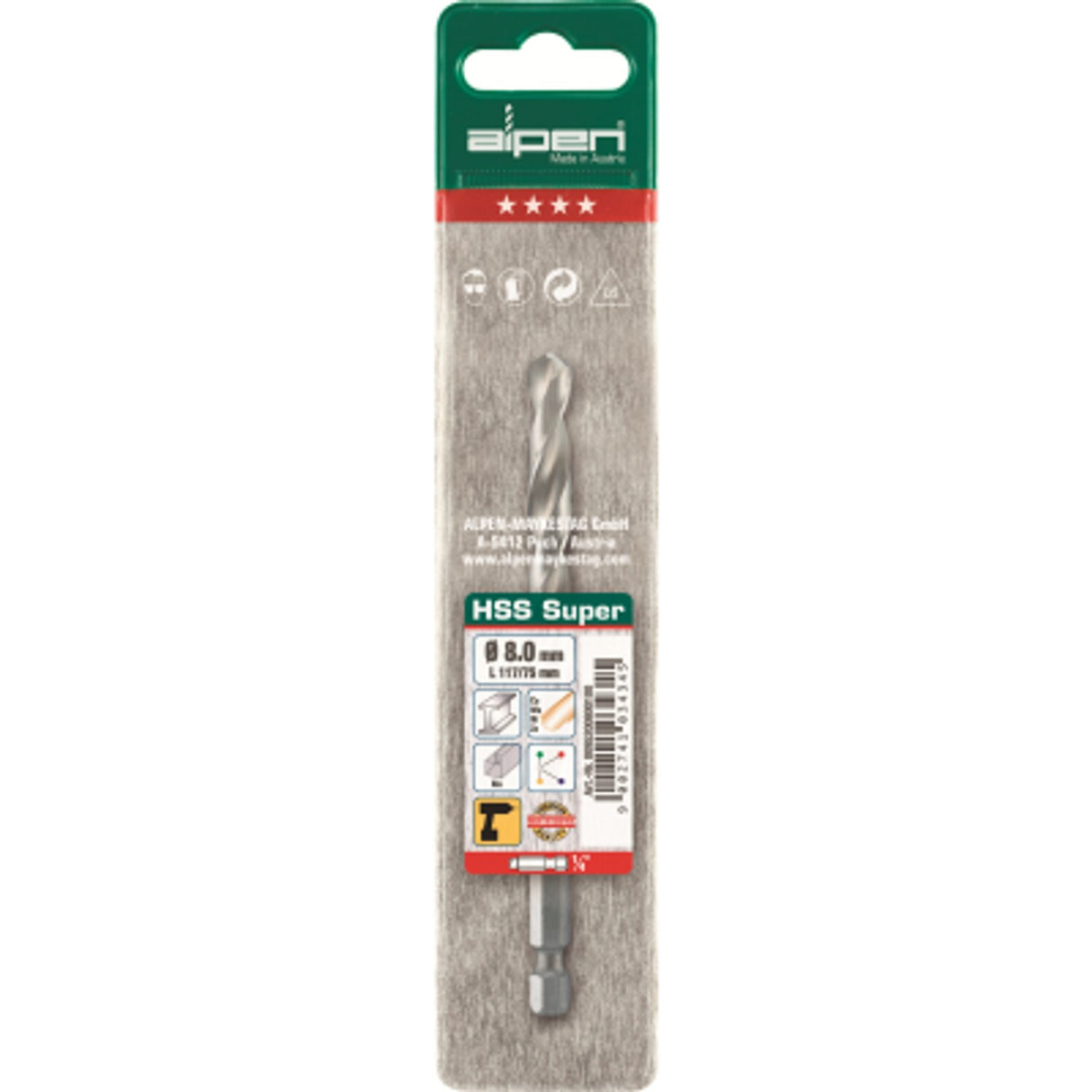 3.00mm HSS Super 1/4in Hex