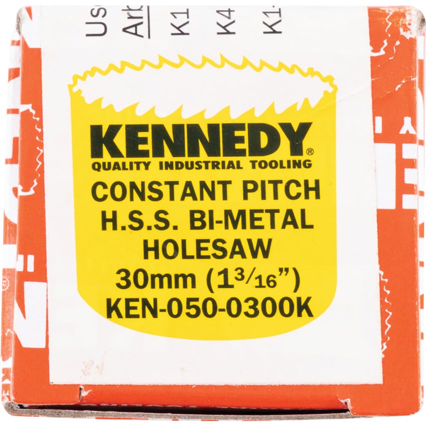 30mm Diameter (1.3/16") Bi-Metal Holesaw