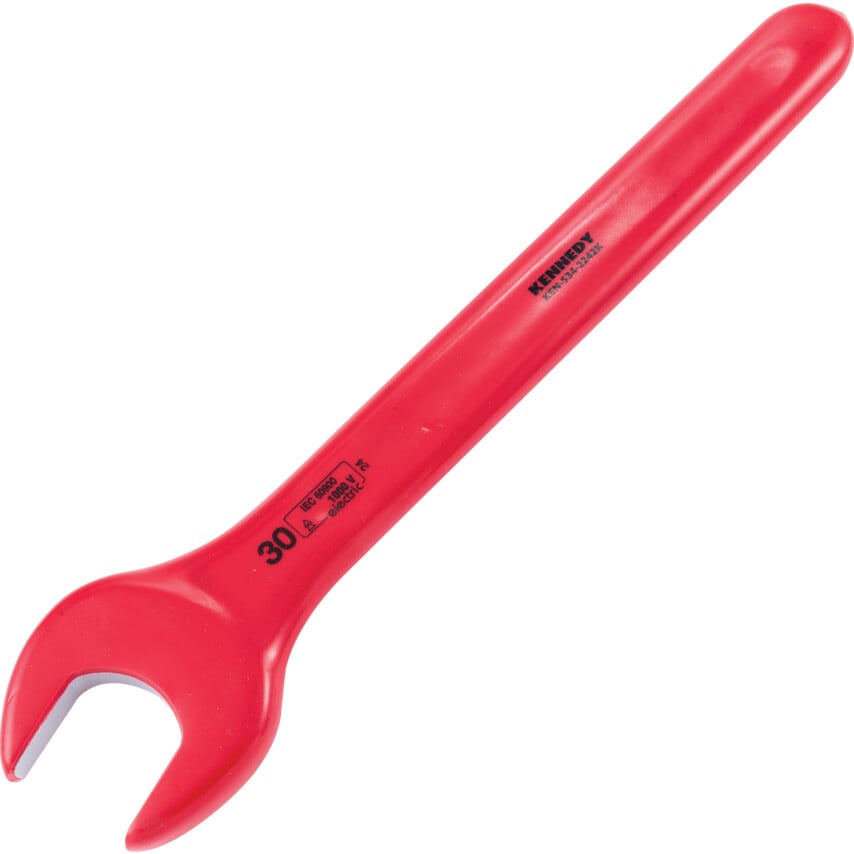 30mm Insulated Open Jaw Wrench DIN 7446