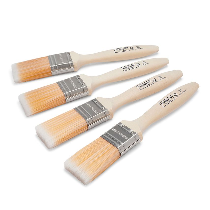 3100104-15 For The Trade Flat Brush 1 1/2" Pack of 4