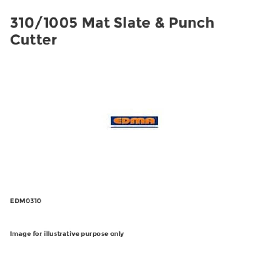 310/1005 Mat Slate & Punch Cutter