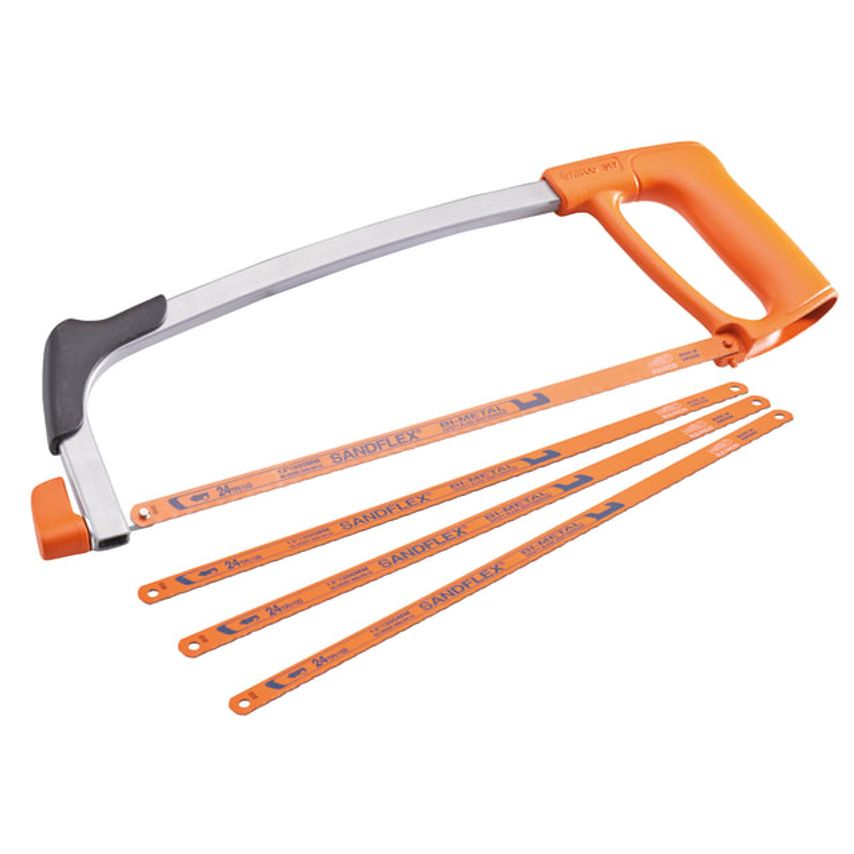 317 Hacksaw 300mm (12") with 3 Extra Blades Free