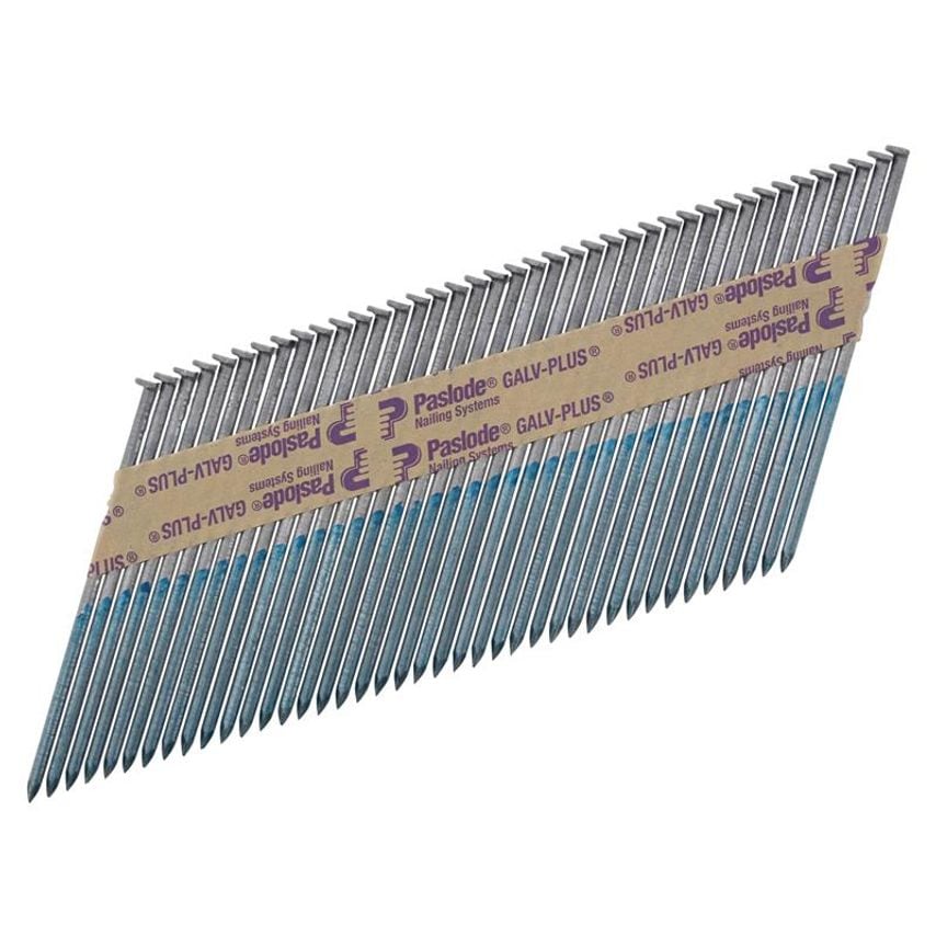 3.1 x 90mm IM350 Smooth Nails Galv-Plus Finish Box of 2200 + 2 Fuel Cells PAS141234