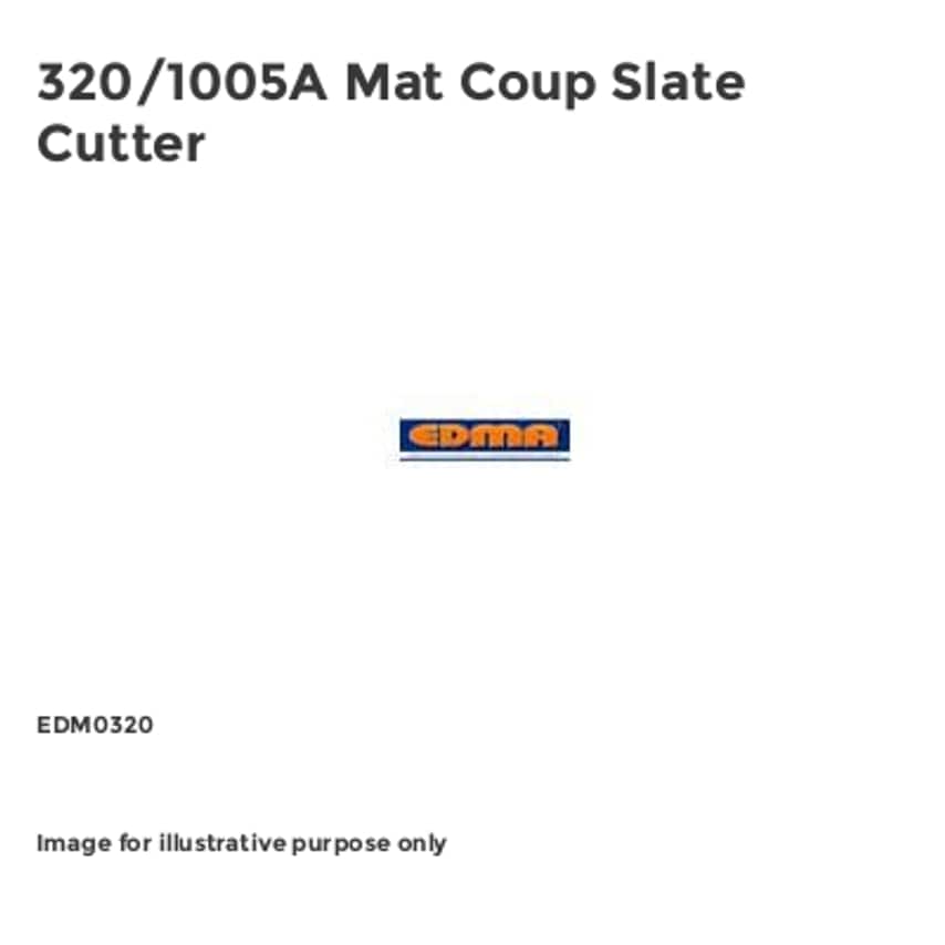 320/1005A Mat Coup Slate Cutter