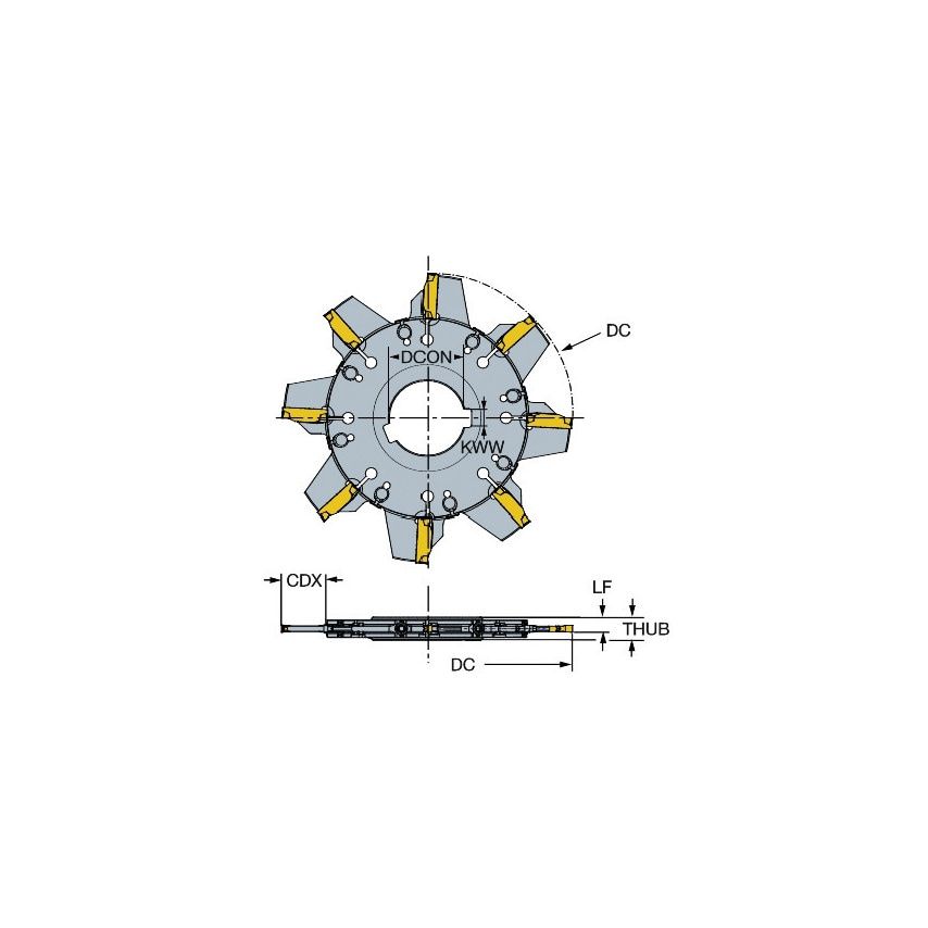 329-100S22-H Face Mill