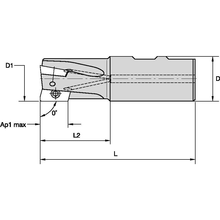 32A3R108B32SED18-U 1.25MILL1 Body 3 Ins 1.25 Weld