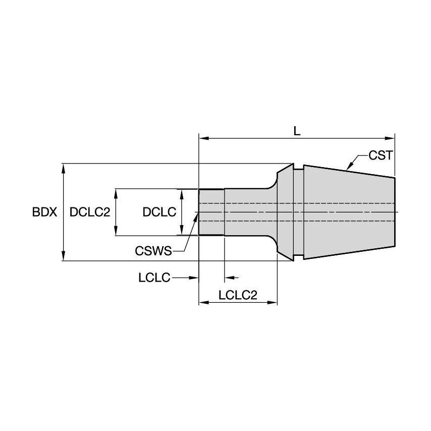 32ERDL12 ER32 Duo-lock Collet DL12