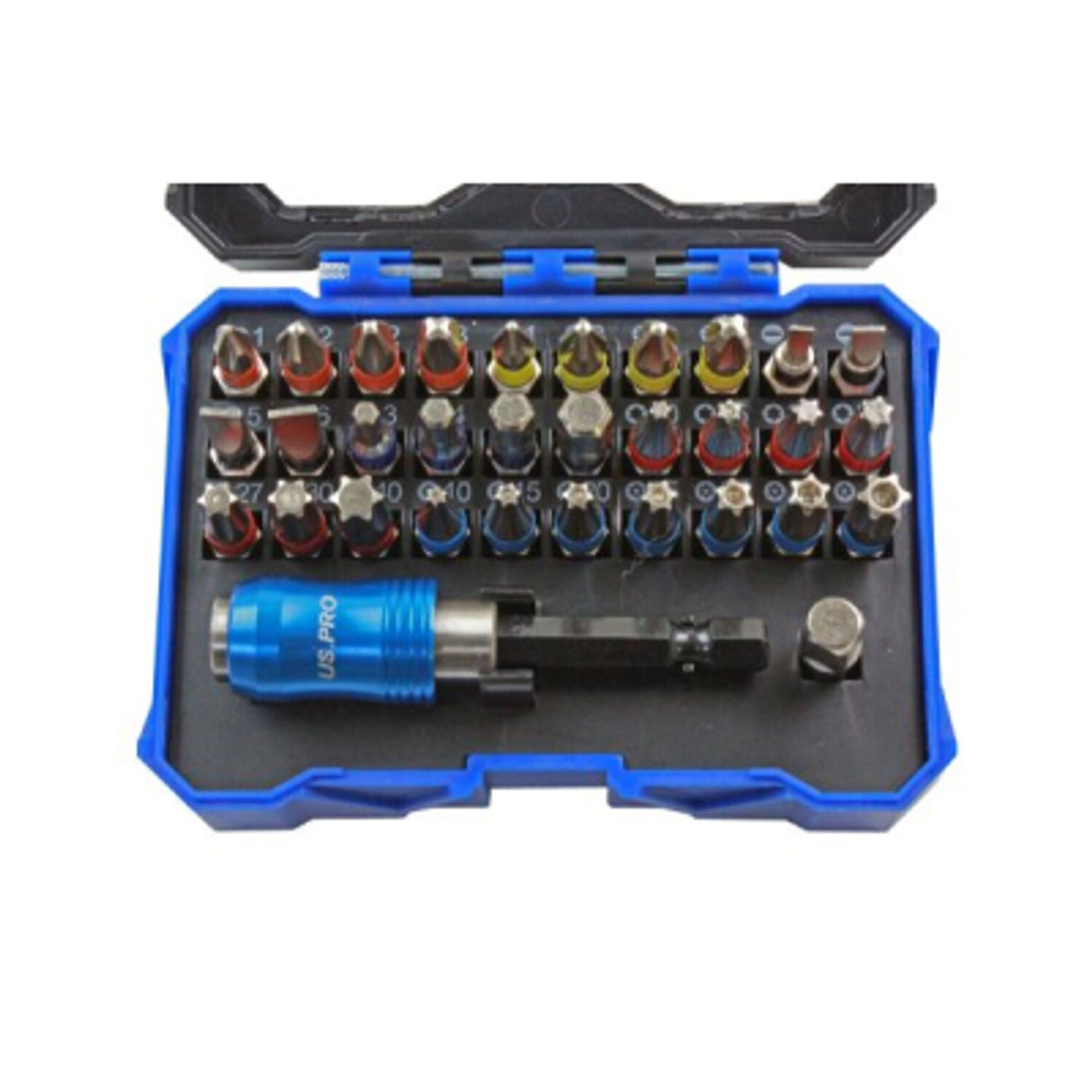 32 Piece Colour Coded Screwdriver Bit Set