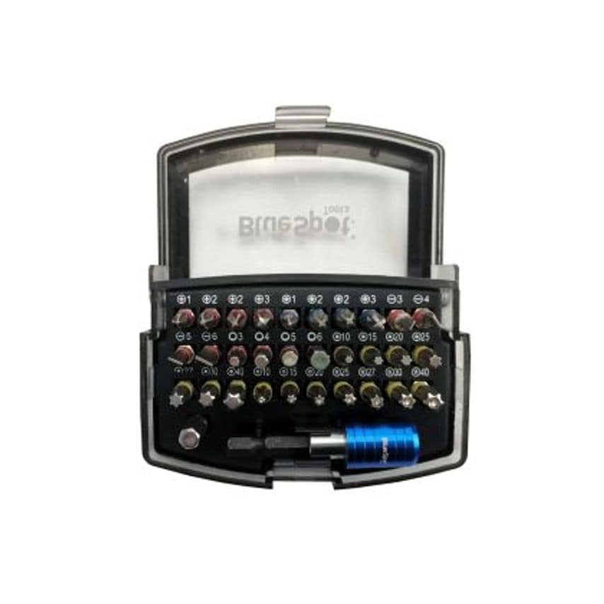 32 Piece Mixed Coloured Bit Set