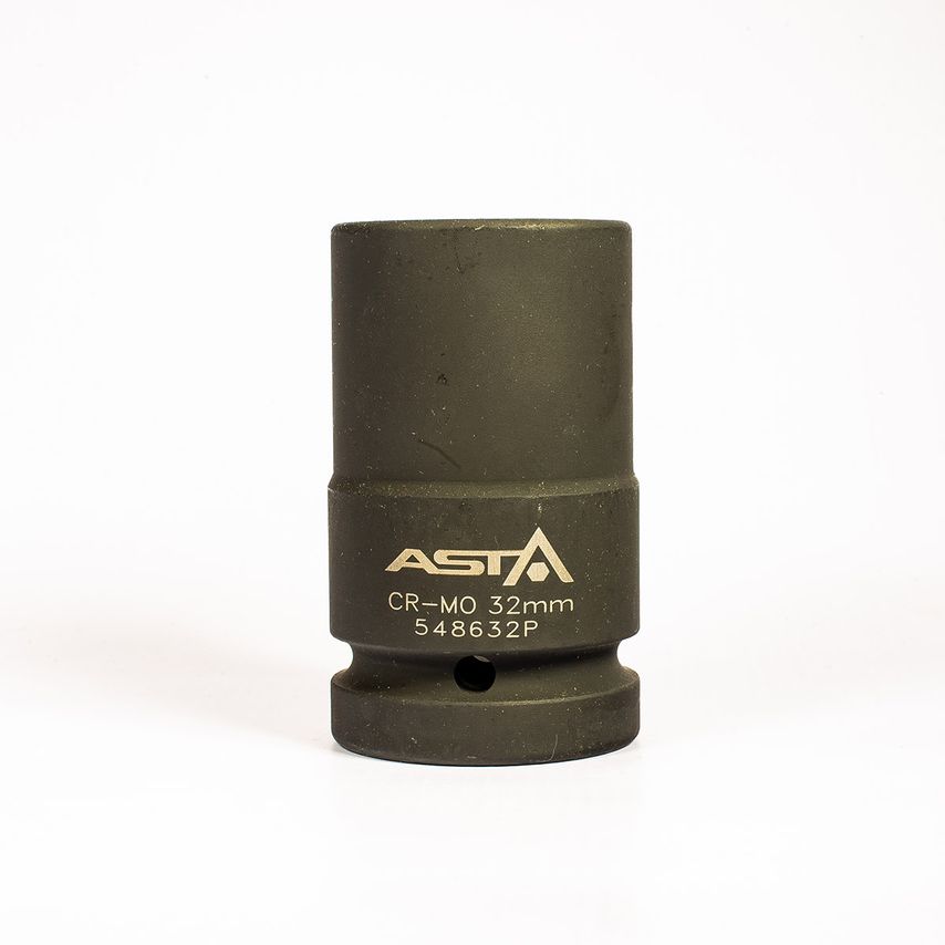 32mm 1" Drive Long/Deep Impact Socket 6 Point (6PT) Heavy Duty 90mm Long