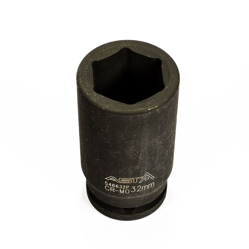 32mm 3/4" Drive Long Impact Socket 6 Point (6PT) Heavy Duty 90mm Length