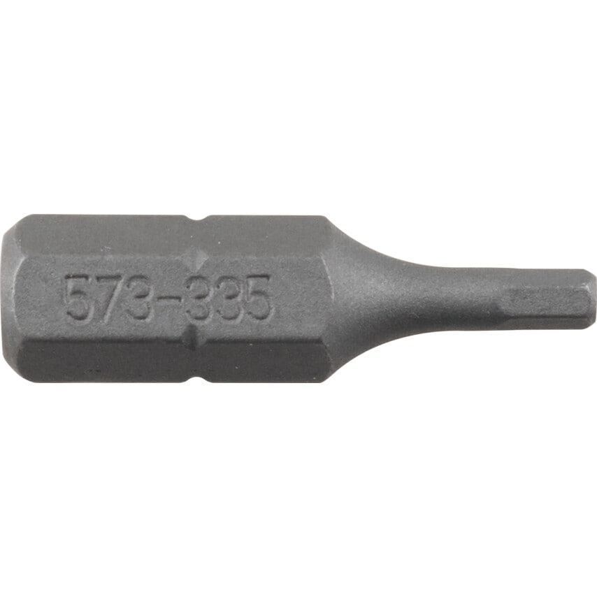 3/32" X 25mm Screwdriver Bit 1/4" Hex