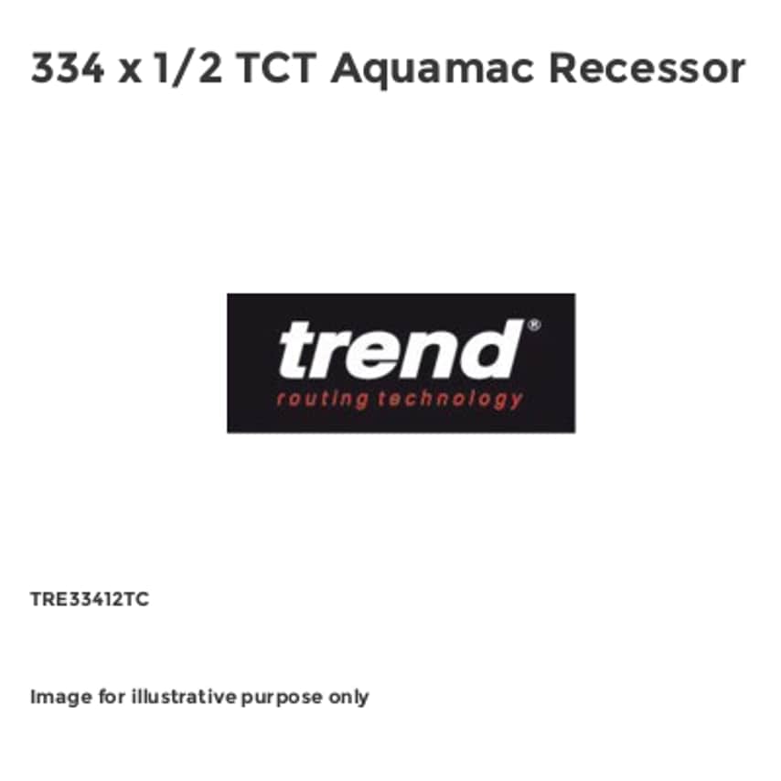 334 x 1/2 TCT Aquamac Recessor