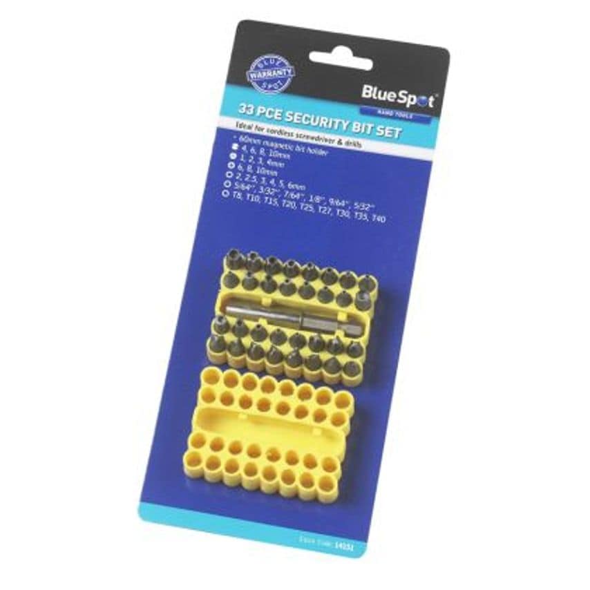 33 Pce Security Screwdriver Bit Set