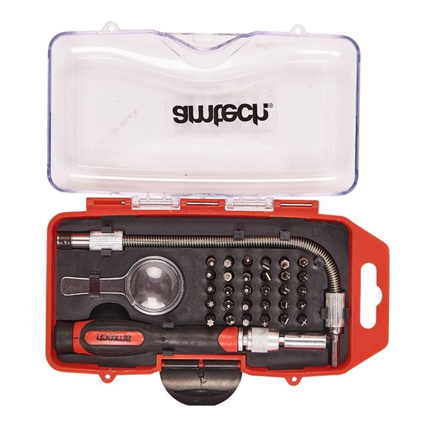 33 Piece Precision Screwdriver and Bit Set