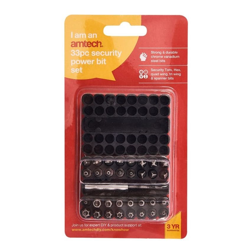 33 Piece Security Power Bit Set