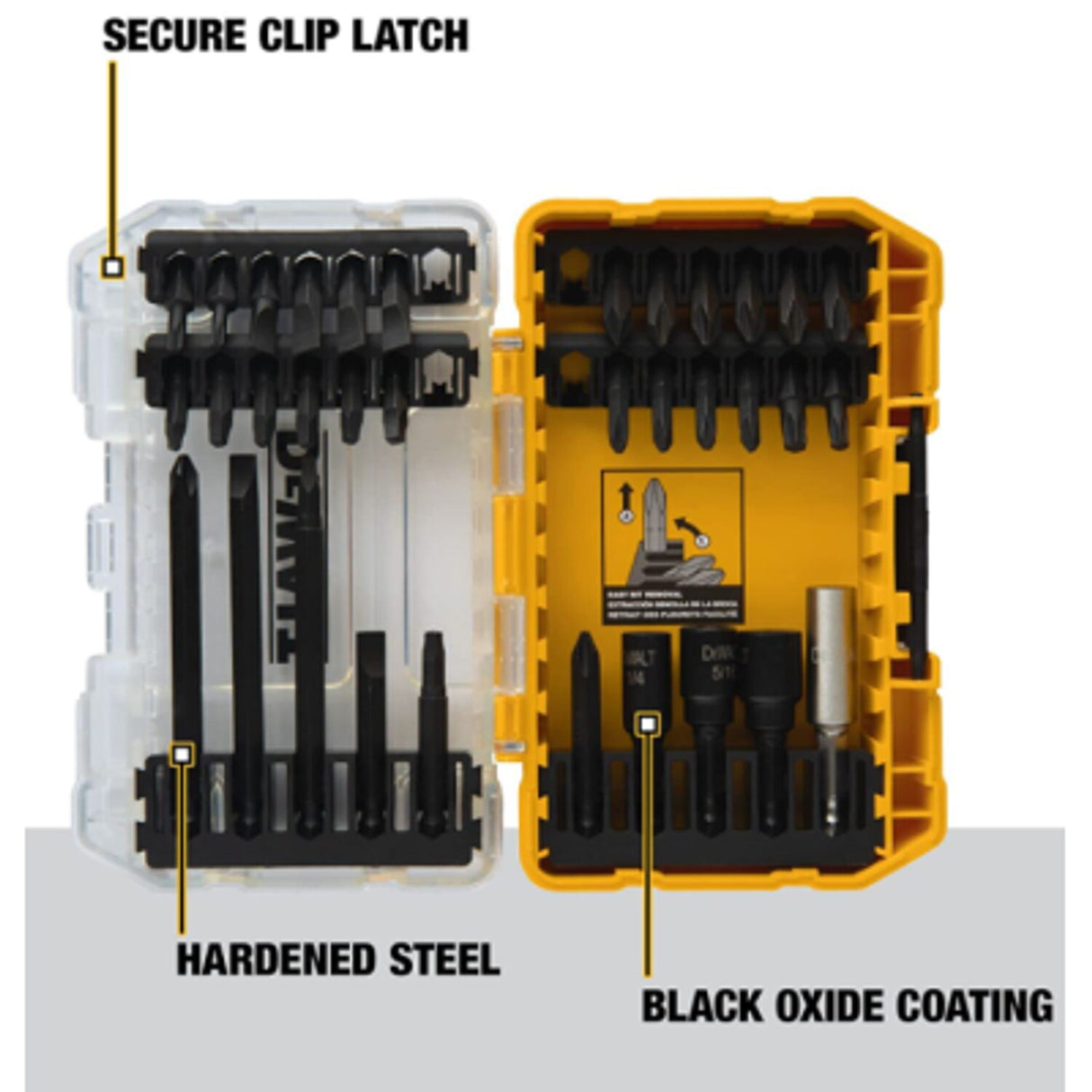 34 Piece Impact Driver Screwdriver Bit Set