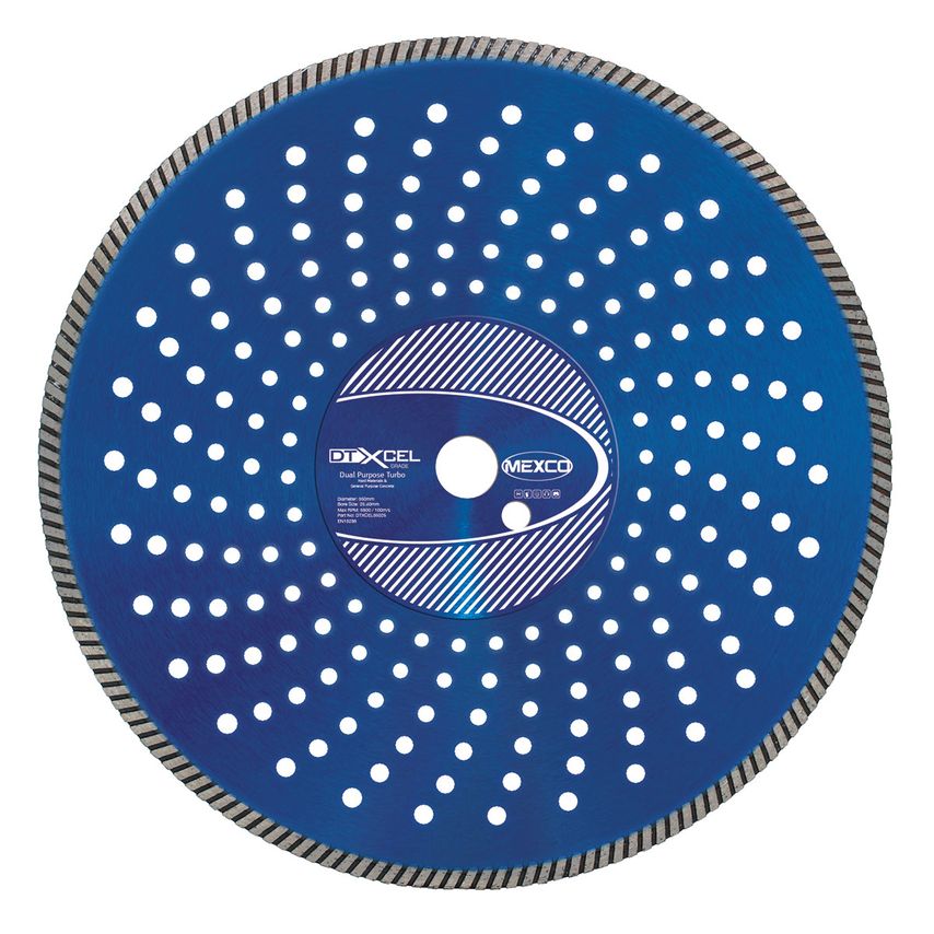 350mm DTXCEL Concrete & Steel Diamond Blade
