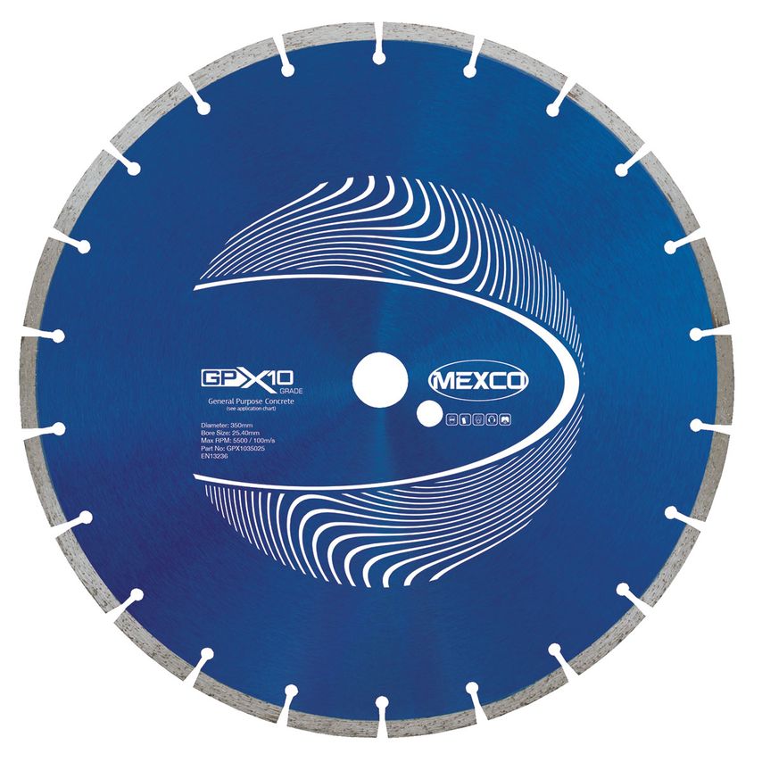 350mm GPX10 Universal Concrete Diamond Blade