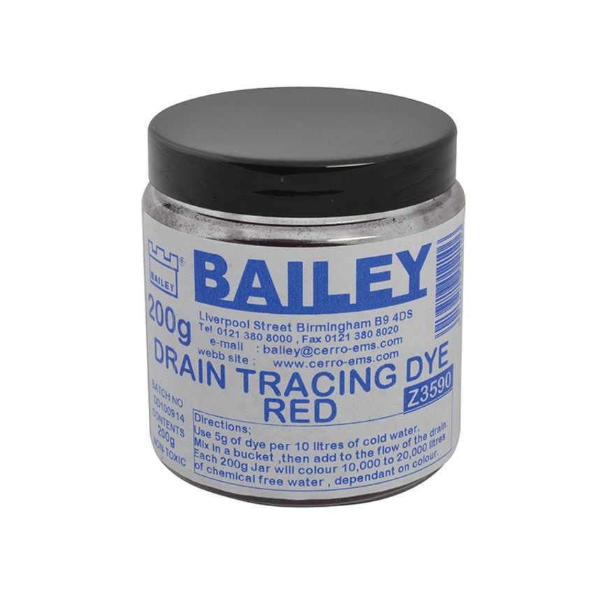 3590 Drain Tracing Dye - Red BAI3590