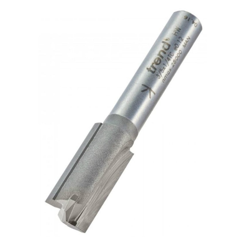 3/5 9.0mm Professional TCT 2 FLute Straight Cutter 1/4" Shank