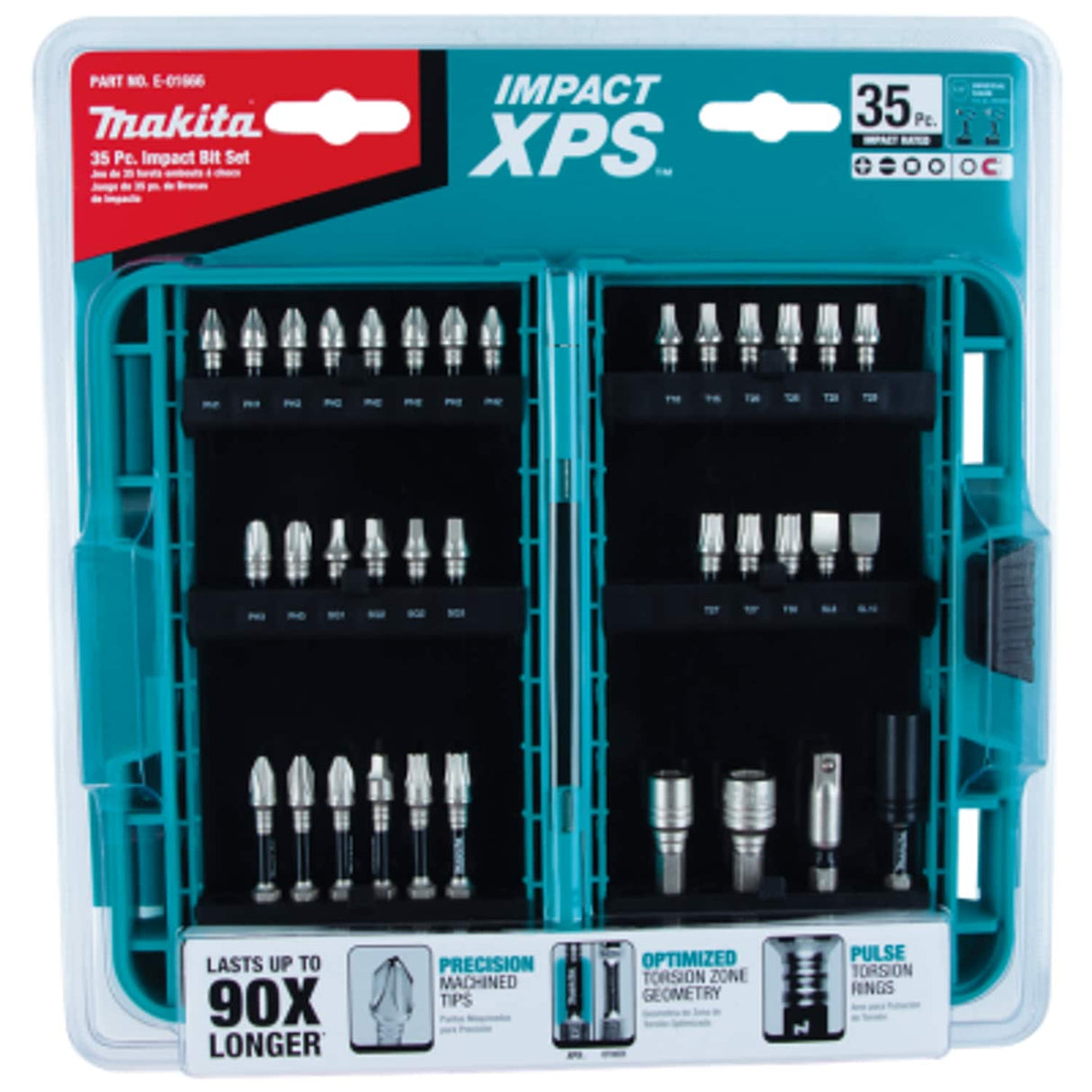 35 Piece Impact XPS Screwdriver Bit Set