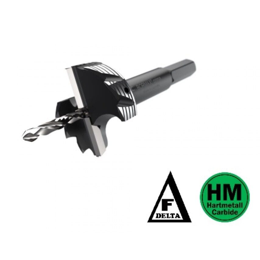 35mm Bormax 3 Prima Pilot Guided Carbide Tipped TCT Forstner Bit, 1664035