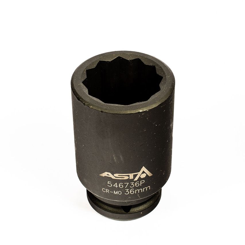 36mm 3/4" Drive Long Impact Socket 12 Point (12PT) Heavy Duty 85mm Length
