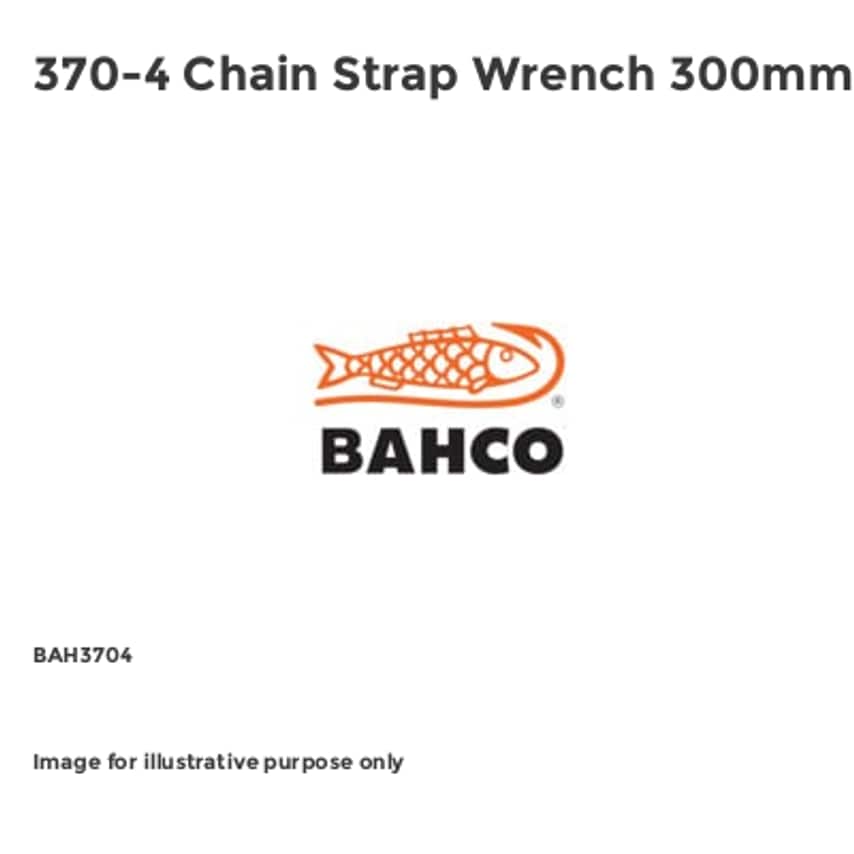 370-4 Chain Strap Wrench 300mm BAH3704
