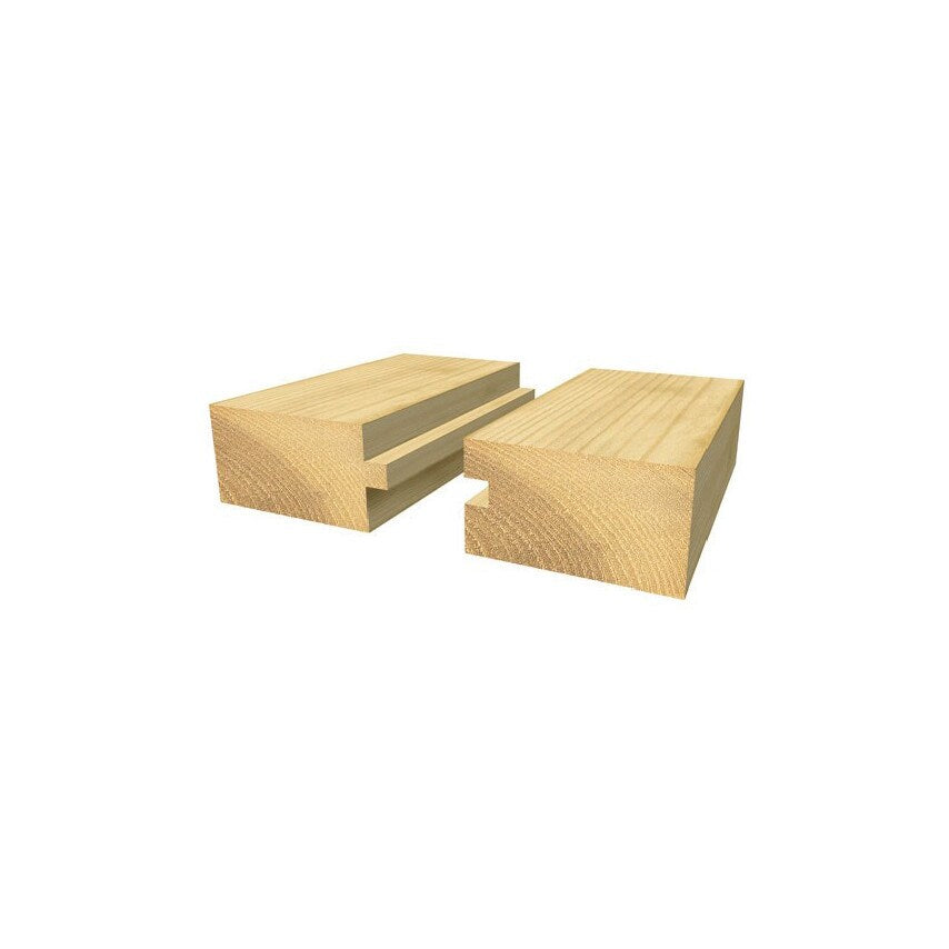 3/75 12.0mm Professional TCT Two Flute Straight Router Cutters - 1/2" Shank