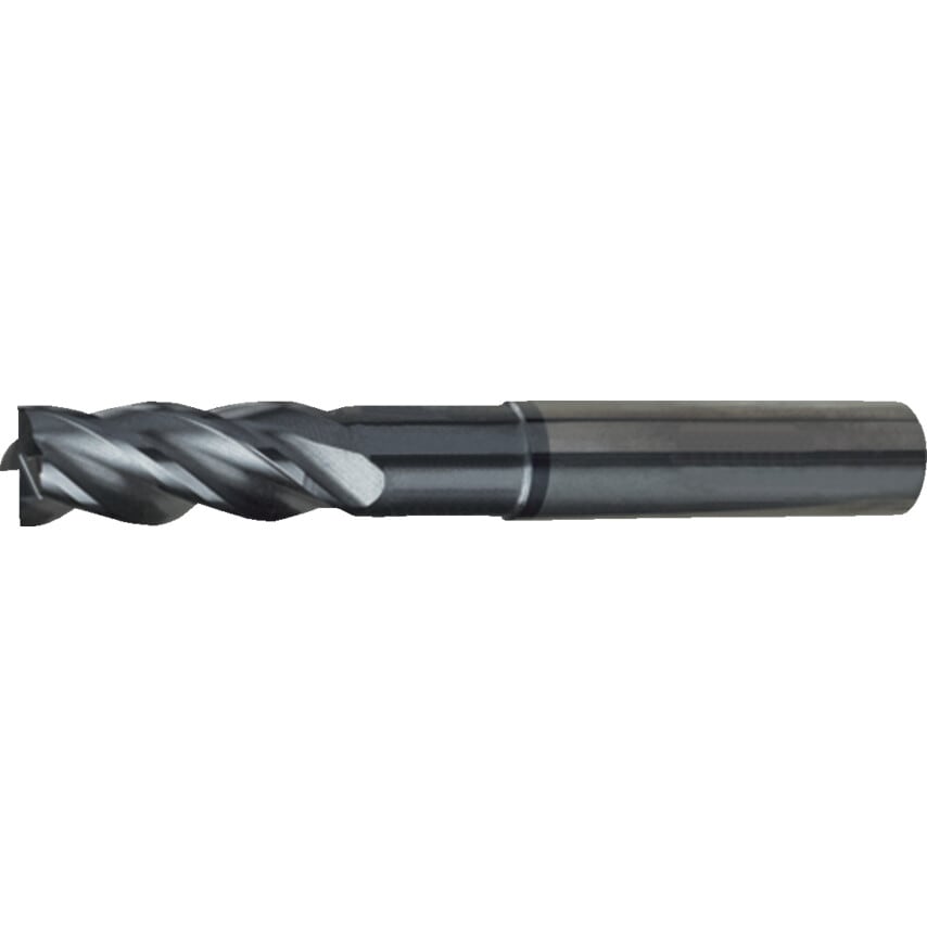 3807 10.00MM Carbide 4 Flute Flatted Shank Long Length End Mills
